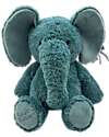 Elephant Elly Soft Toy - Blue - Big