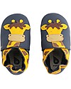Soft Sole, Navy con Giraffe - The next best thing after bare feet!
