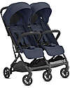 Twin Sketch Stroller - Black and Navy - For twins or siblings close in age Twin Sketch Stroller - Black and Navy - For twins or siblings close in age