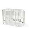 Evolutive Bed Sleepi V3 - White - Beech Wood Evolutive Bed Sleepi V3 - White - Beech Wood