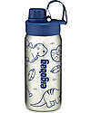 Bottle with easy-to-drink opening - 500 ml - Dino Blue - BPA free