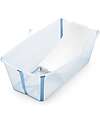 Foldable Bathtub with Support - For Newborn and Toddlers - Ocean Blue