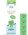 Pippa Light Up Cubes - Green - Set of 4 Pippa Light Up Cubes - Green - Set of 4