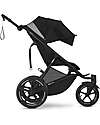 Avi Spin Stroller - Moon Black - Three-Wheel All-Terrain
