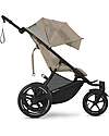 Avi Spin Stroller - Almond Beige - Three-Wheel All-Terrain