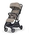 Now Stroller - Black - Shot Beige - Folds by itself with a Touch