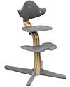 Evolutive Chair Nomi - Grey - Oak Wood