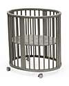 Evolutive Crib Sleepi Mini V3 - Hazy Grey - Beech Wood