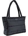 Quilted Changing Tote Bag - Black - Made with Recycled Plastic Bottles