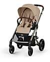 Balios S Lux Stroller - Almond Beige - Taupe Frame - from Birth up to 4 Years