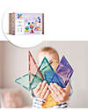 48 Pieces - Shape Expansion Pack - Pastel -100% Non-toxic ABS Plastic - STEM Learning!
