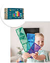 18 Pieces - Rectangle - Rainbow - 100% Non Toxic ABS Plastic - STEM Learning!