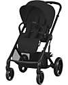 Balios S Lux Stroller - Moon Black - Black Frame - from Birth up to 4 Years