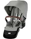 Second Seat for Gazelle S Stroller - Silver - Stone Grey
