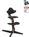 Evolutive Chair Nomi - Black - Walnut Wood Evolutive Chair Nomi - Black - Walnut Wood