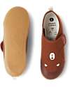 Kid Plus Pure Nook Indoor Shoe - Bear - Mocha - Perfect Slippers at Home or at School