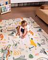 2-in-1 Foldable Montessori Play Mat – Reversible and Soft – Dino Friends – 180x150 cm – From Birth
