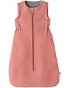 Zipped Sleeping Bag - Soft Pink - Boiled Wool and Organic Cotton - TOG 1.8