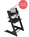 Beech Wood Tripp Trapp High Chair Black + Cushion For Free! Beech Wood Tripp Trapp High Chair Black + Cushion For Free!