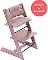 Beech Wood Tripp Trapp High Chair Malva + Mauve Cushion For Free! Beech Wood Tripp Trapp High Chair Malva + Mauve Cushion For Free!