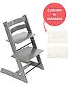 Beech Wood Tripp Trapp High Chair White + Wheat Cream Cushion For Free! Beech Wood Tripp Trapp High Chair White + Wheat Cream Cushion For Free!