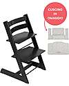 Beech Wood Tripp Trapp High Chair Black + Star Silver Cushion For Free! Beech Wood Tripp Trapp High Chair Black + Star Silver Cushion For Free!