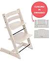 Beech Wood Tripp Trapp High Chair White + Star Silver Cushion For Free! Beech Wood Tripp Trapp High Chair White + Star Silver Cushion For Free!