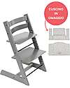 Beech Wood Tripp Trapp High Chair Storm Grey + Star Silver Cushion For Free! Beech Wood Tripp Trapp High Chair Storm Grey + Star Silver Cushion For Free!