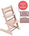 Beech Wood Tripp Trapp High Chair Serene Pink + Mauve Cushion For Free! Beech Wood Tripp Trapp High Chair Serene Pink + Mauve Cushion For Free!