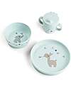 Foodie Dinner Set - Plate Bowl and Cup - Celebration - Blue - 100% Food-Grade PP