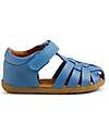 Step Up Harbor Sandals - Coronet Blue - Premium Leather - First Steps
