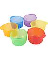 Translucent Bowls - Rainbow - 6 Pieces - 750 ml - 12m+