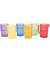 Translucent Jugs - Rainbow - 6 Pieces - 300 ml - 18m+