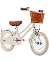 Classic Vintage Bicycle 14"- Cream - from 3 to 6 years - Removable Training Wheels