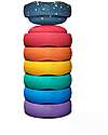 Mini Set of 7 Stackable Elements - Spring Special - Rainbow Classic - Ideal for Balance Exercises