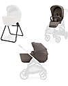 Aptica System Duo - Essence Mokka - All Season Seat + Open Up Cot