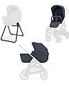 Aptica System Duo - Sapphire Blue - All Season Seat + Open Up Cot