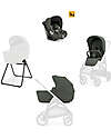 Aptica System Quattro - Ivy Green - All Season Seat + Open Up Cot + Standup + Darwin Car Seat