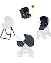 Aptica System Quattro - Sapphire Blue - All Season Seat + Open Up Cot + Standup + Darwin Car Seat