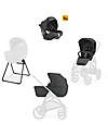 Aptica XT System Quattro - Magnet Grey - All Season Seat + Open Up Cot + Standup + Darwin Car Seat