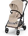 Melio Carbon Stroller - Almond Beige - Ultra-Lightweight with Carbon Frame