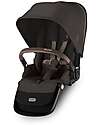 Second Seat for Gazelle S Stroller - Chocolate Brown