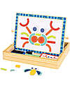 Multi-activity magnetic board - over 30 modular shapes! - 117 Pieces - 31.5 x 22 x 21.5 cm - 3+ Years