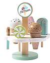 Wooden Ice Cream Set - 9 Pieces - 15 x 15 x 16.4 cm - 3+ Years