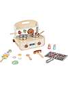 Wooden Kitchen Set - 30 pieces - 35.1 x 22.3 x 28.5 cm - 3+ Years