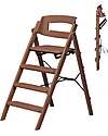 KLAPP High Chair - Moka Brown - Foldable Space-Saving - 100% Recycled Materials