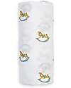 Swaddle Blanket 100x100 cm - Rocking Horse - 100% Cotton Muslin