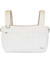 Universal Stroller Organizer Bag - Stripes Beige - Firenze Travel Collection