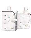 Foldable Travel Changing Mat + Stroller Organizer Bag - Ginko Ivory - Firenze Travel Collection