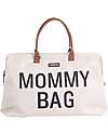 Mommy Bag Diaper Bag - 55 x 30 x 40 cm - Off white - Includes foldable changing mat!